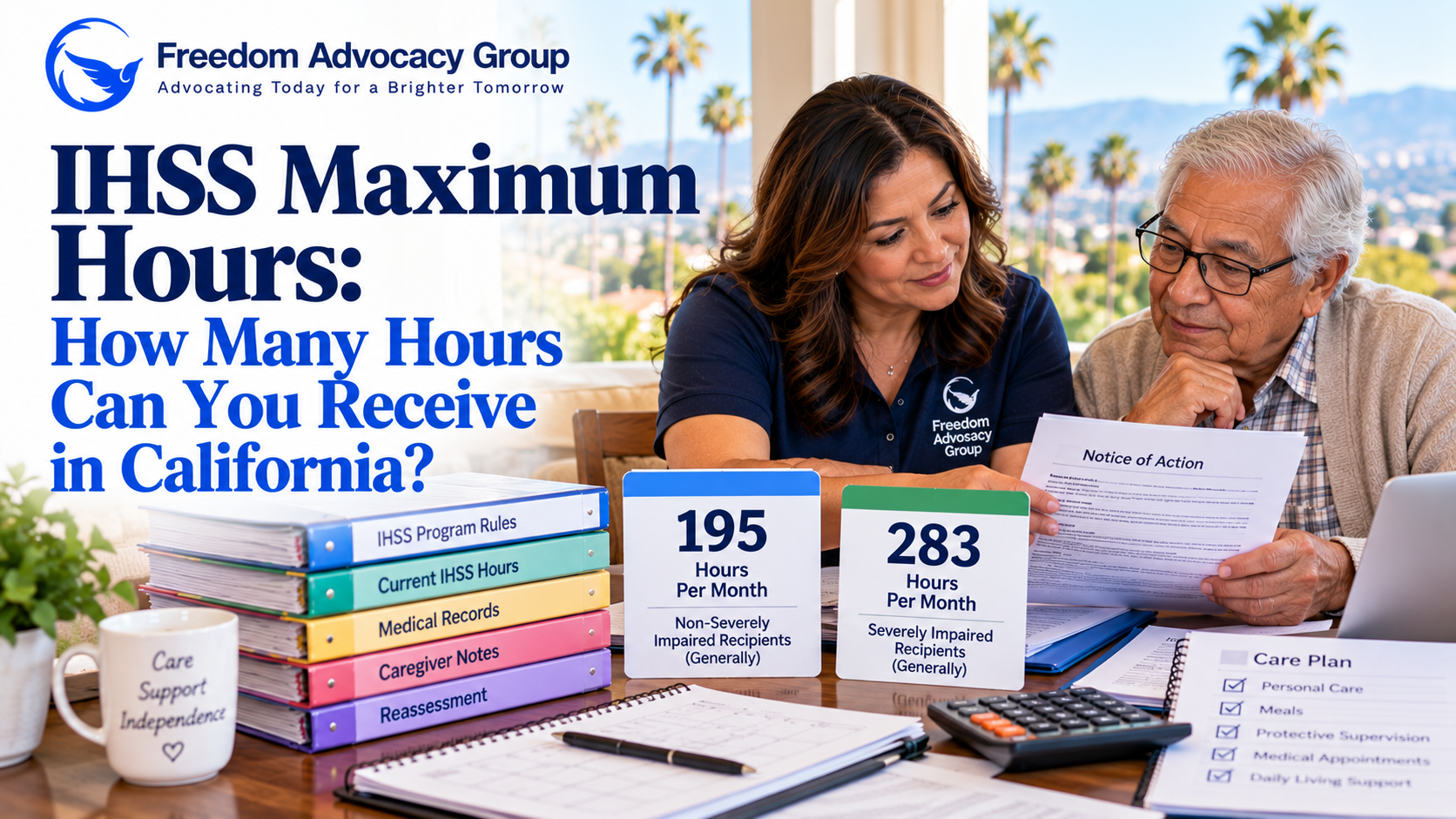 IHSS Maximum Hours: How Many Hours Can You Receive in California?