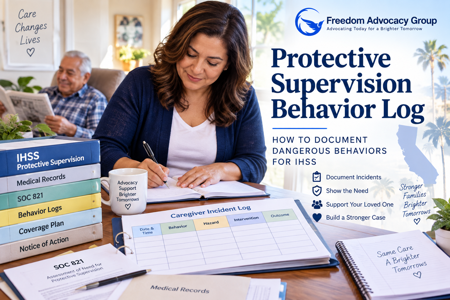 Protective Supervision Behavior Log: How to Document Dangerous Behaviors for IHSS