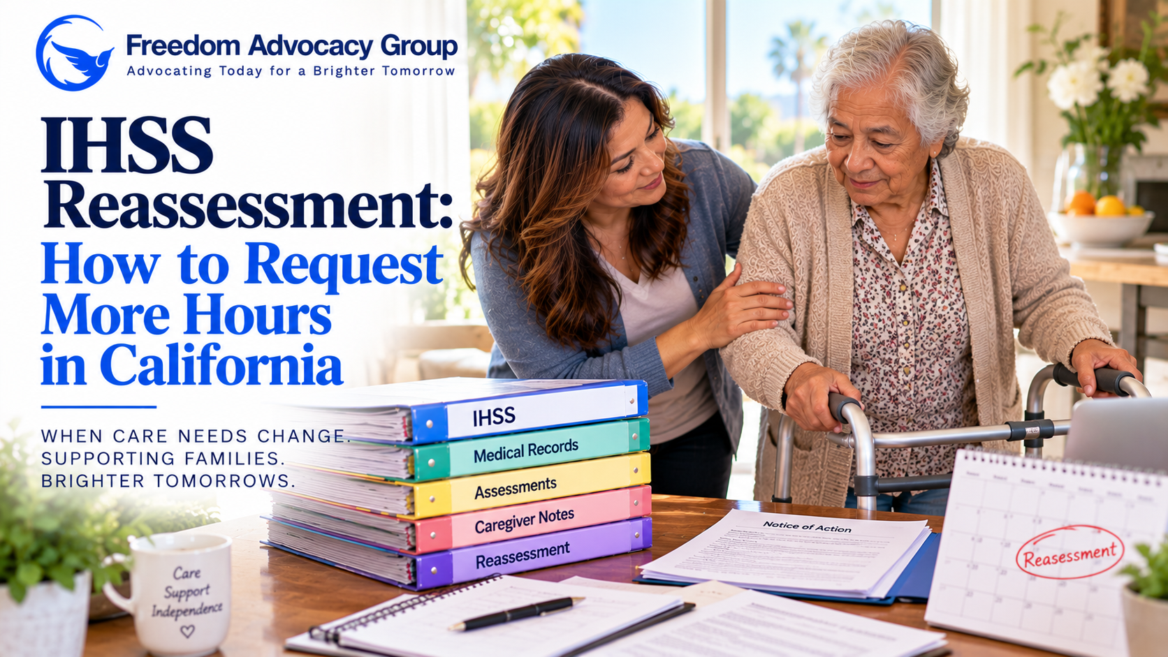 IHSS Reassessment: How to Request More Hours in California